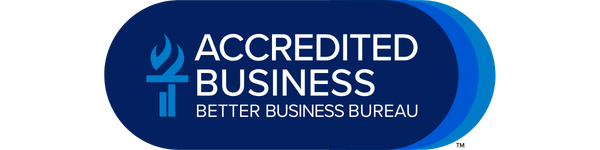 Better Business Bureau Accredited Business seal.