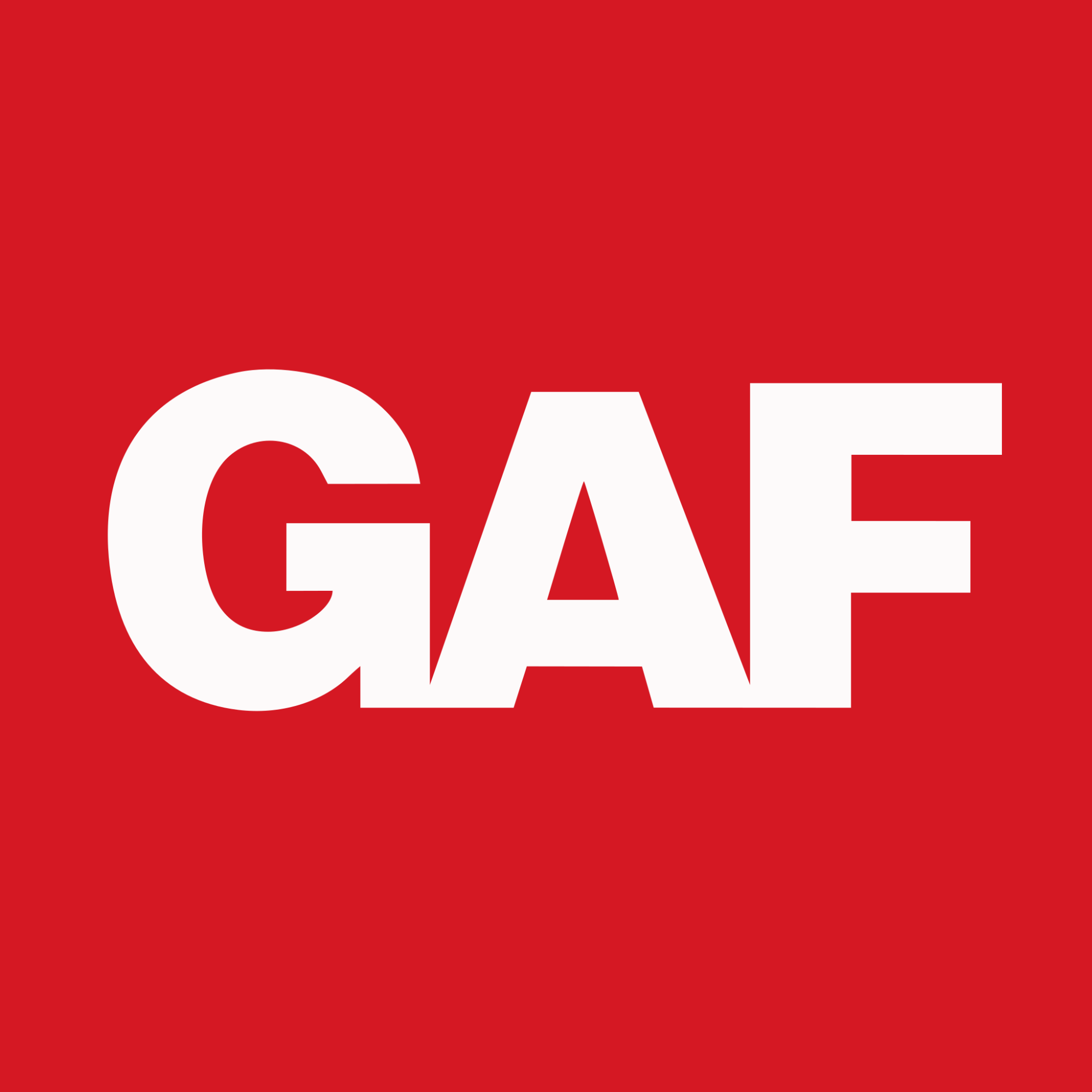 GAF logo.