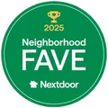 Nextdoor Neighborhood Fave 2025 badge